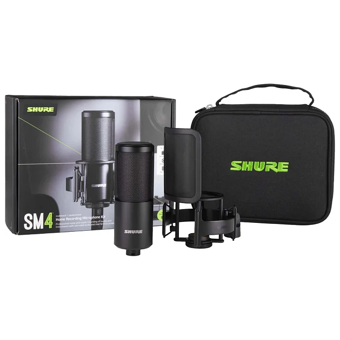 Микрофон студийный Shure SM4 Home Recording Kit Black - рис.5