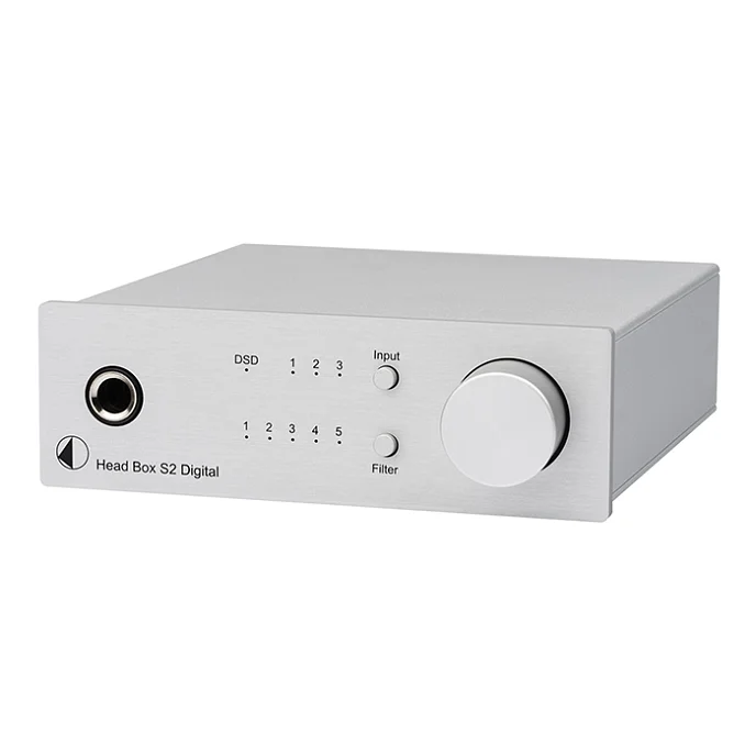 Усилитель для наушников с ЦАП Pro-Ject Head Box S2 Digital Silver - рис.0