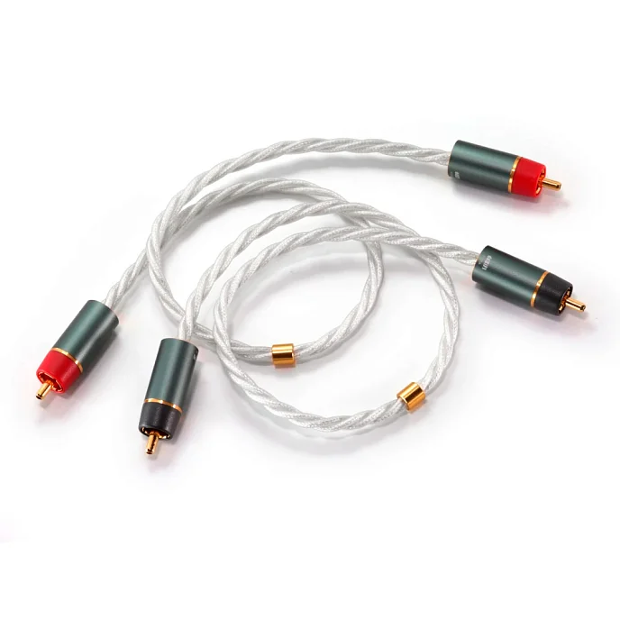 Кабель ddHiFi RC20A 2RCA - 2RCA Signal Cable 0.2m белый - рис.0