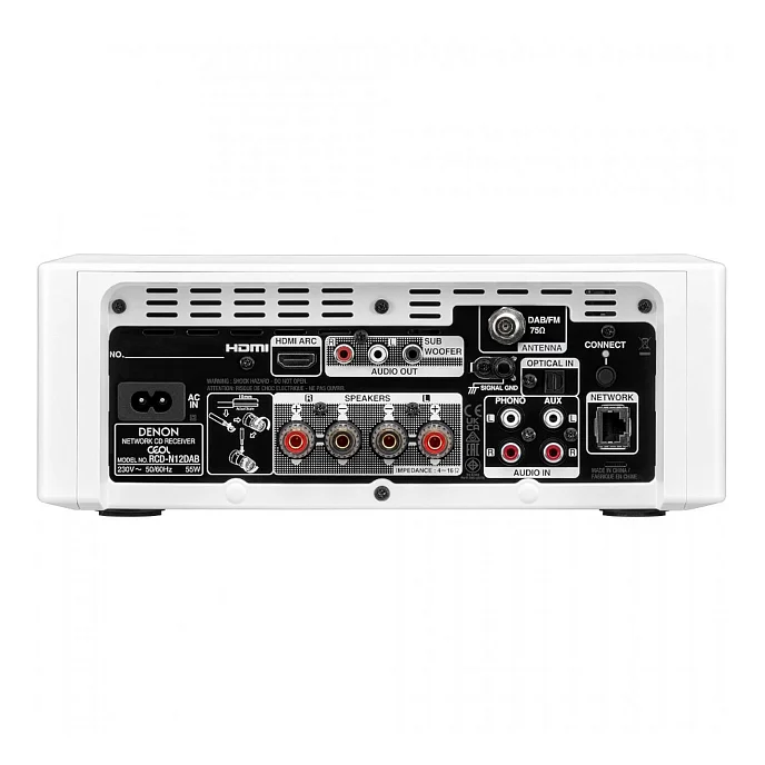 Ресивер Denon RCD-N12DAB White - рис.2