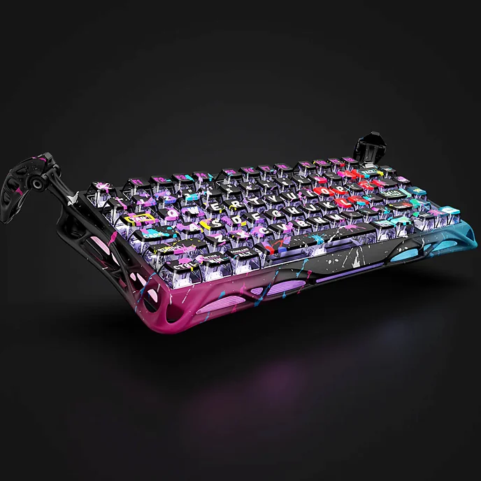 Клавиатура Gravastar Mercury V75 Pro Neon Graffity - рис.6