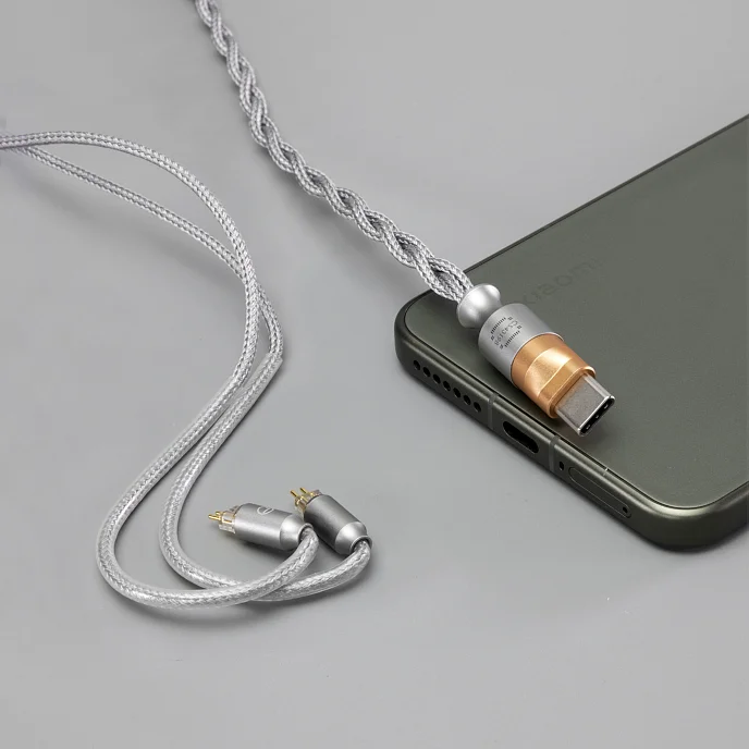 Кабель ddHiFi M198C USB-C - 2-pin Silver - рис.3