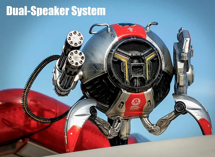 Портативная колонка Gravastar Mars Pro Shark 14 Metallic Gray - рис.13