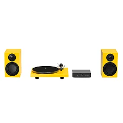 Комплект Pro-Ject Colourful Audio System E Satin Golden Yellow