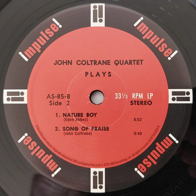Пластинка The John Coltrane Quartet - The John Coltrane Quartet Plays LP - рис.7