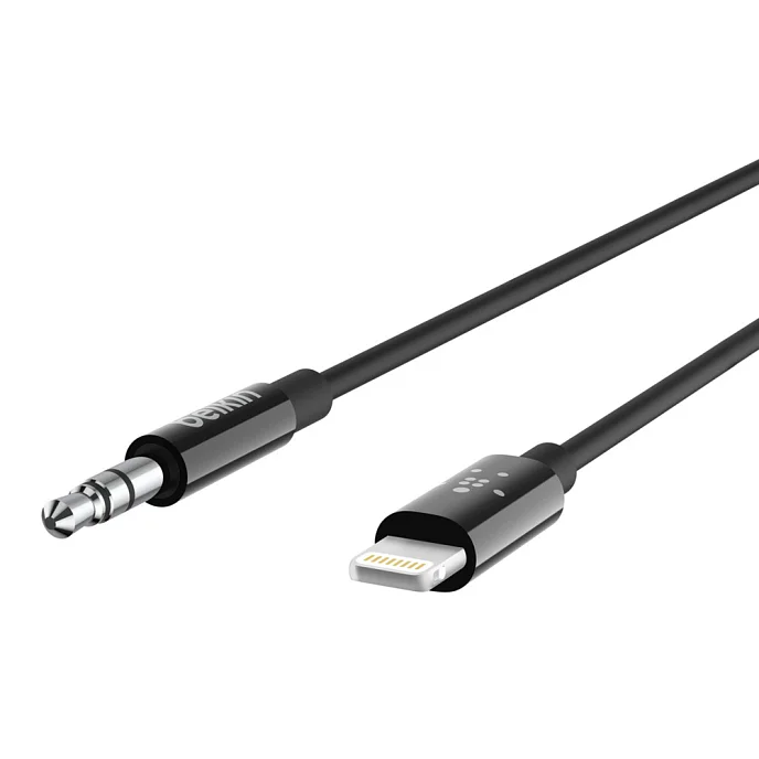 Кабель Belkin Lightning to 3.5mm 1.8m Black - рис.1