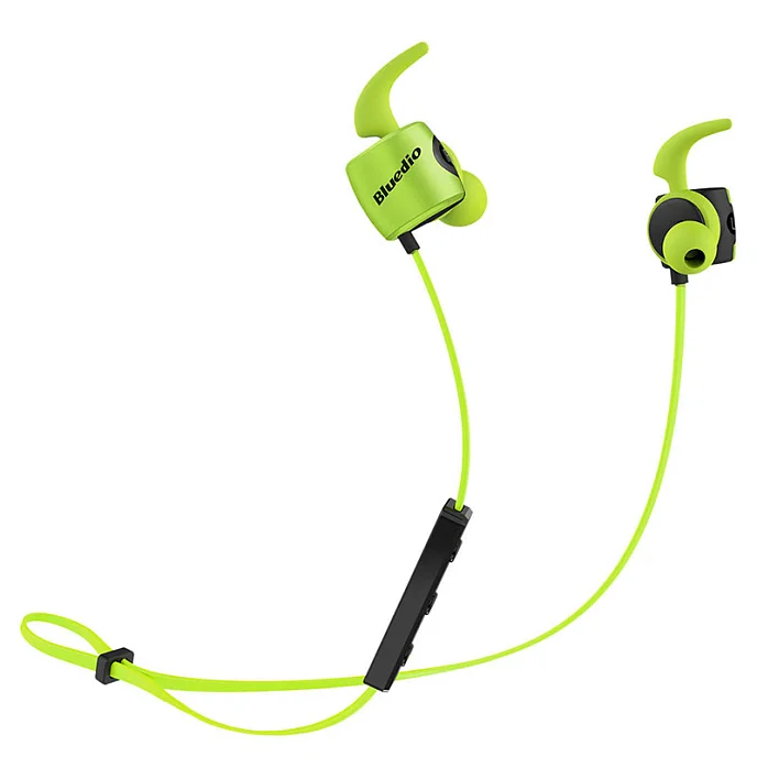 Беспроводные наушники Bluedio TE Green - рис.1