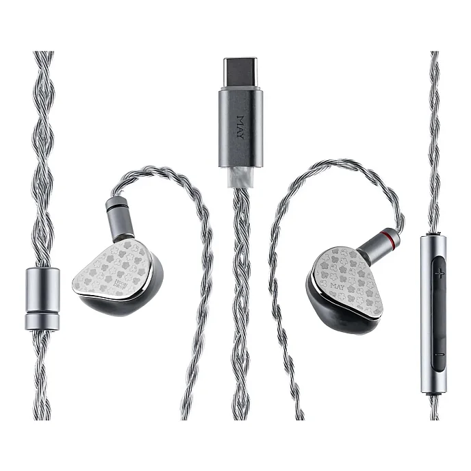 Наушники внутриканальные MoonDrop May DSP Silver - рис.1