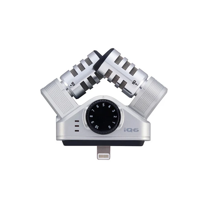 Микрофон для iOS-устройств Zoom iQ6 Silver - рис.0