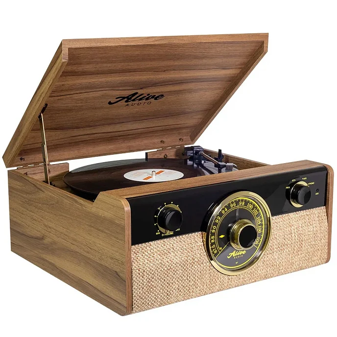 Проигрыватель винила Alive Audio Fusion Light Wood - рис.0