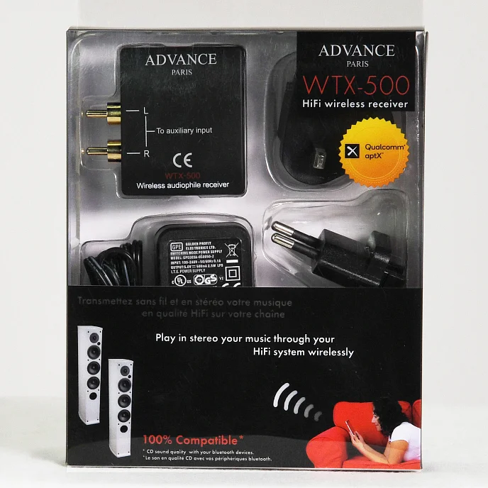 Bluetooth-ресивер Advance Paris WTX-500 Black - рис.1