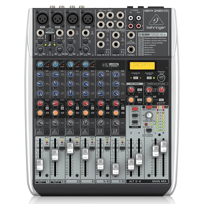 Микшерный пульт Behringer Xenyx QX1204USB - рис.0