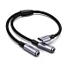 - рис.0 Кабель Ugreen AV144 (30732) USB-C - 2x3.5mm Female 0.25m - рис.0