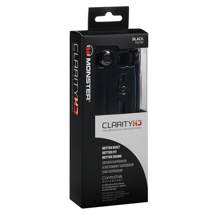 Наушники MONSTER CLARITY HD IN-EAR (BLACK) - рис.5