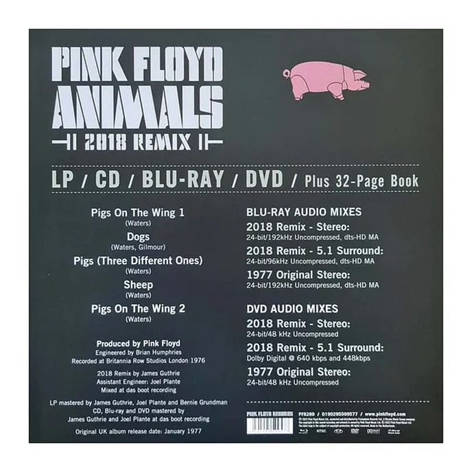 Бокс-сет Pink Floyd – Animals 2018 Remix (Deluxe Box Set) LP - рис.2