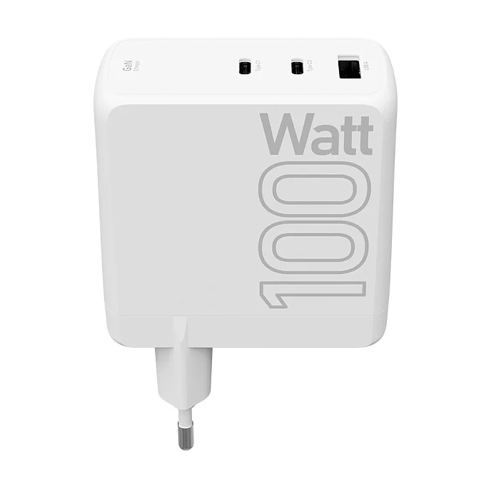 Сетевое зарядное устройство Lyambda LJC-100-2C1A 100W GAN White - рис.1