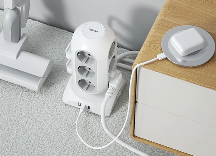 Сетевой фильтр Tessan TPS02-DE Black - рис.2