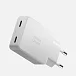 Зарядное устройство Native Union Pocket GaN Charge 2xUSB-C 65W White - рис.0