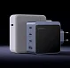 - рис.1 Сетевое зарядное устройство Ugreen X565 (35043) Nexode S 100W USB-A + 3USB-C Grey - рис.1