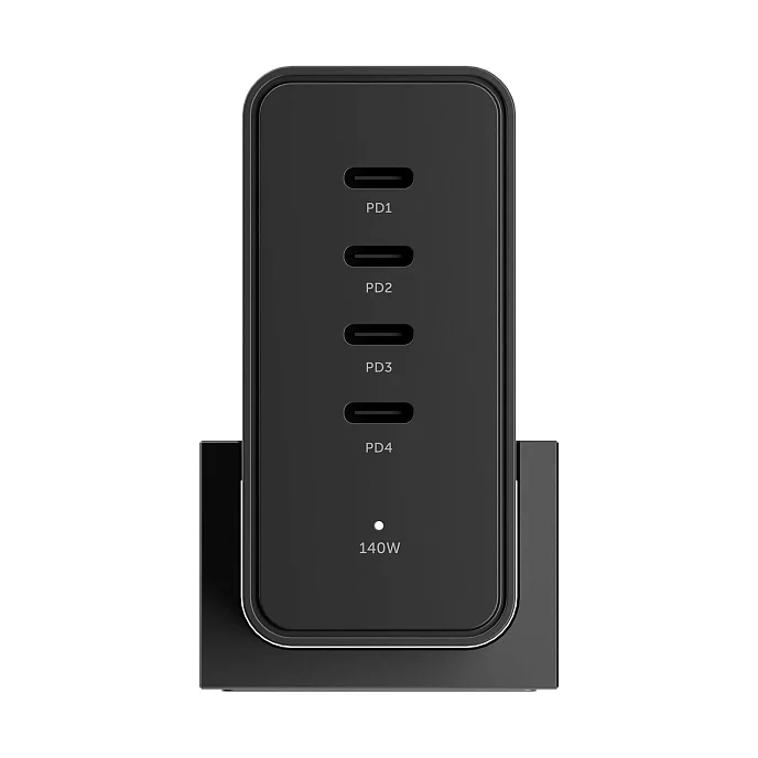 Сетевое зарядное устройство Native Union Fast GaN Charger PRO PD Black 140w - рис.0