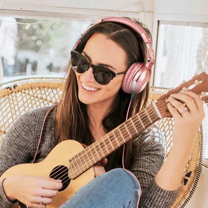 Наушники полноразмерные OneOdio Studio Pro 20 Rose/Golden - рис.5