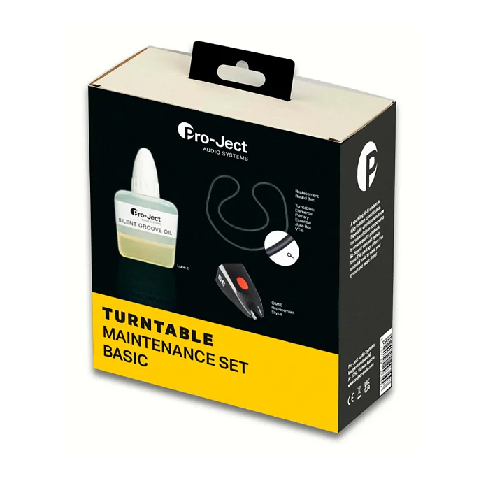 Аксессуар для винила Pro-Ject Maintenance Set Basic (Lube It/Drive Belt/OM 5E Stylus) - рис.0