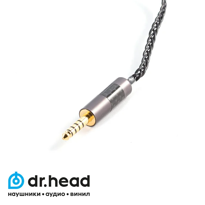 Кабель Labkable Silver Black MMCX - 4.4mm - рис.2