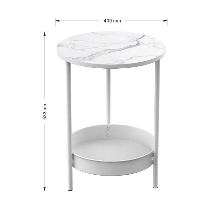 Стол EUREKA DSN-03777 White - рис.2