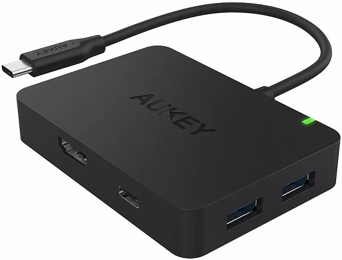 USB HUB Aukey USB-C Hub with HDMI/4 USB 3.0 - рис.2