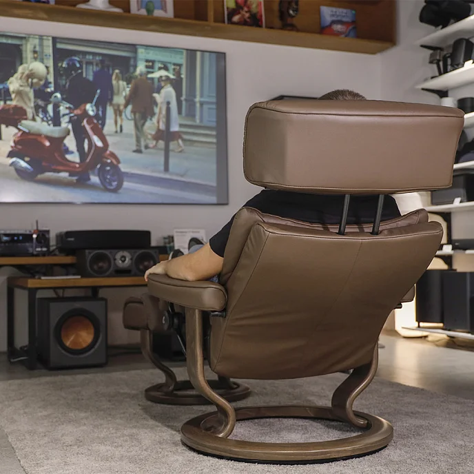 Кресло для прослушивания Stressless Erik M Classic Set Paloma Chestnut Walnut - рис.7