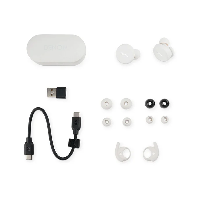 Беспроводные наушники Denon PerL White - рис.4