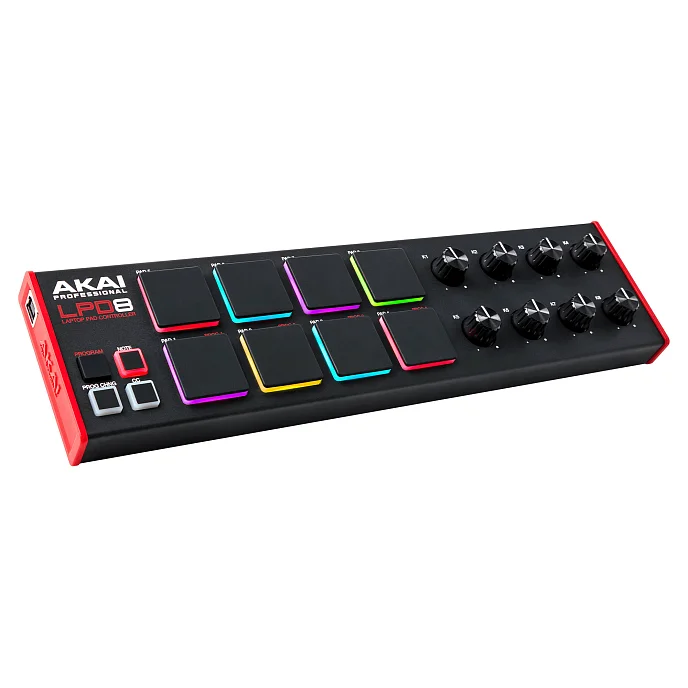 MIDI-контроллер AKAI PRO LPD8 MK2 Black Red - рис.1