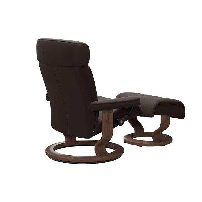 Кресло для прослушивания Stressless Erik M Classic Set Paloma Chestnut Walnut - рис.5