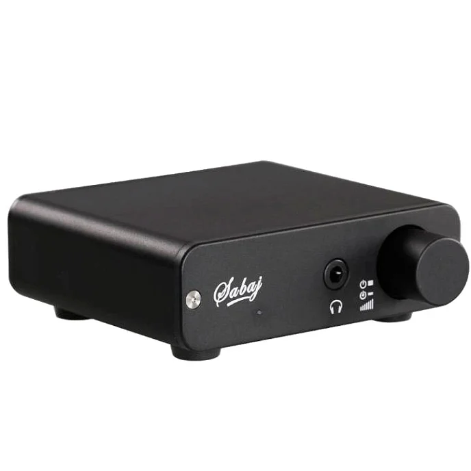 Усилитель для наушников с ЦАП Sabaj D2 Black - рис.1