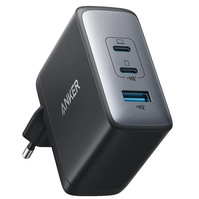 Сетевое зарядное устройство Anker PowerPort III GaN II 3-Port 100W Black - рис.0