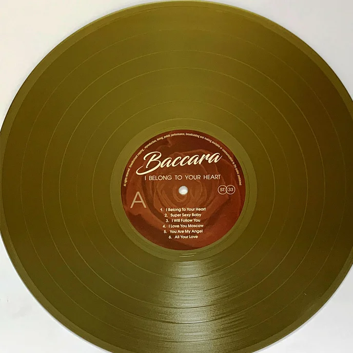 Виниловая пластинка BACCARA - I Belong To Your Heart (Gold Vinyl) LP - рис.1