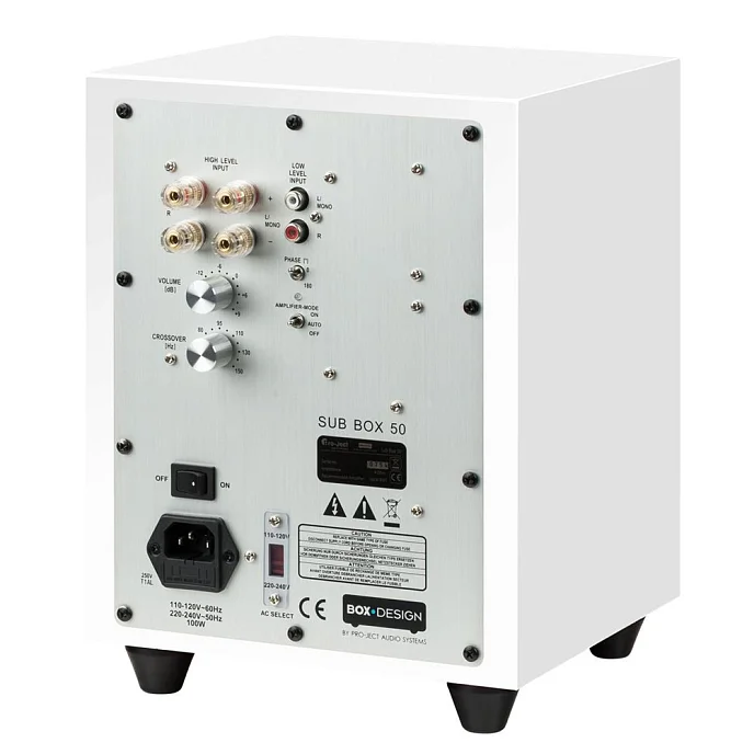 Сабвуфер Pro-Ject Sub BOX 50 White - рис.1