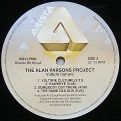 Пластинка The Alan Parsons Project - Vulture Culture