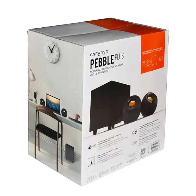 Компьютерные колонки Creative Pebble Plus 2.1 black - рис.8