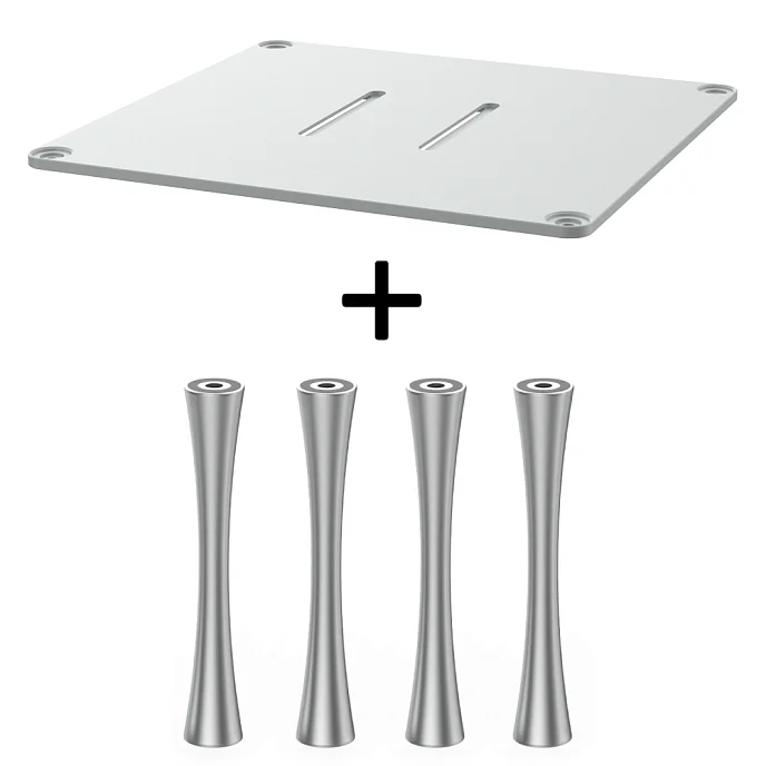Стойка для Hi-Fi ddHiFi HS300 + SR120 x 4 Warm Gray/Silver - рис.0