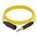 Кабель HeadMade Pro XLR-M - 6.3mm stereo Yellow 1.5m - рис.0