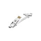 uBear Switch Keyring Cable Silver