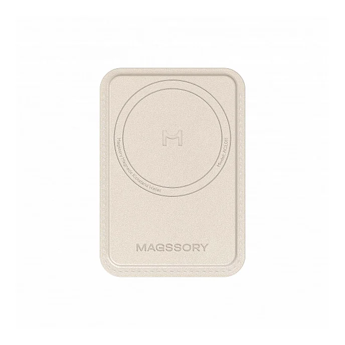 Чехол для смартфонов Magssory Duo Magnetic Kickstand Wallet Ivory - рис.1