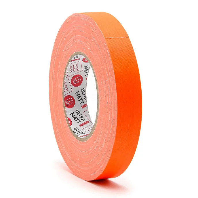 Клейкая лента DGTAPE ultraMATT Orange Fluorescent 25mm 50m - рис.0