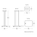 Стойки под акустику KEF Speaker Stand White - рис.4