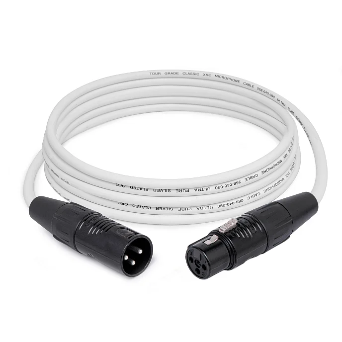 Кабель HeadMade Pro XLR-F - XLR-M White 3m - рис.0