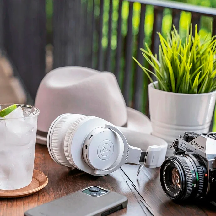 Наушники полноразмерные Audio-Technica ATH-M20xBT White - рис.5