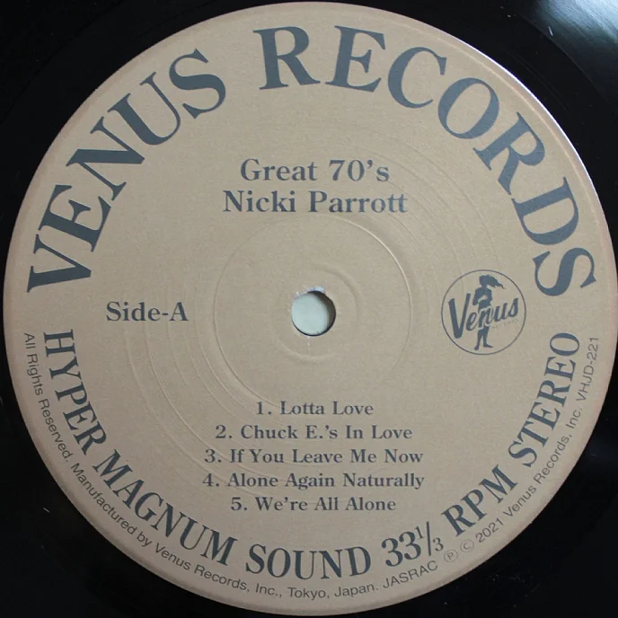 Виниловая пластинка Nicki Parrott – Great 70s LP - рис.4