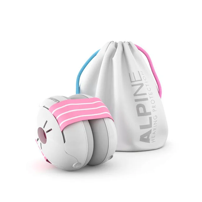 Детские противошумные наушники Alpine Muffy Baby Pink - рис.1