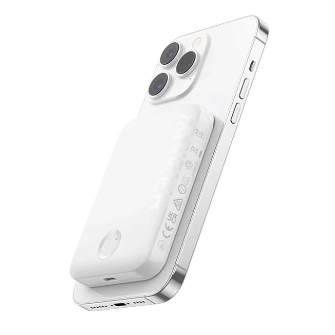 Портативный аккумулятор Anker Power Core 321 MagGo 5K White - рис.0